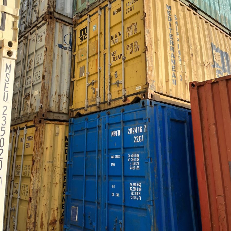 20’ Used Containers With Minor DMG - Royal Ace Storage