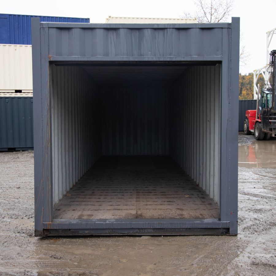 25′ Cut-Down Shipping Container w/Roll-Up Door - Royal Ace Storage