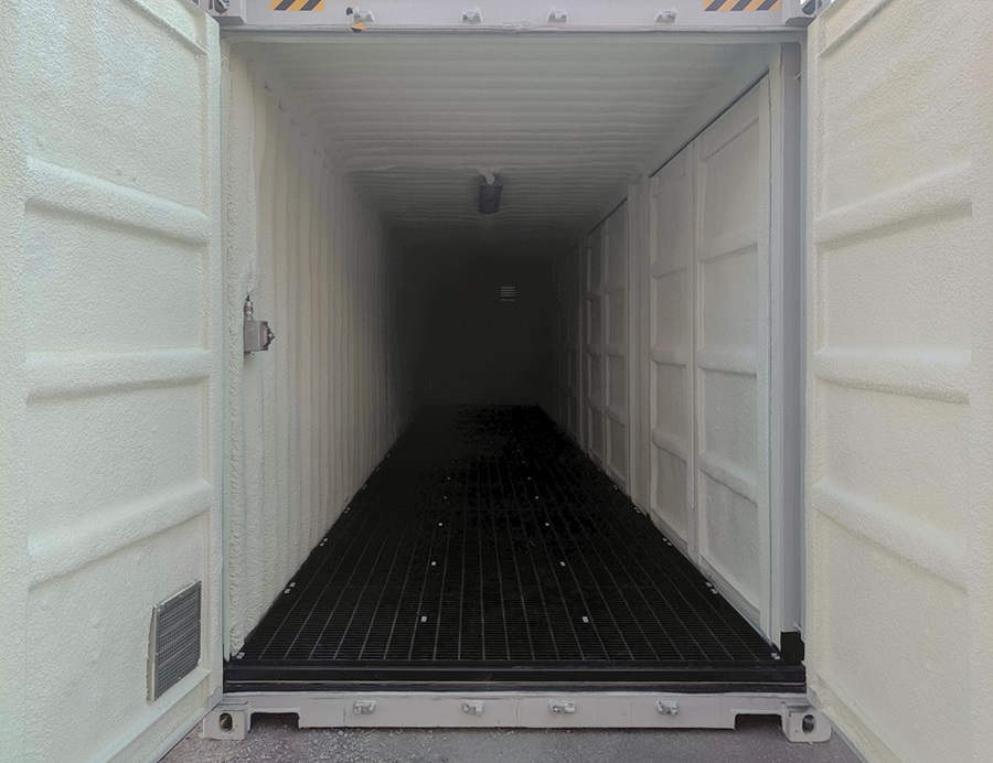 40’HC Chemical Storage w/4 x Side Doors - Royal Ace Storage