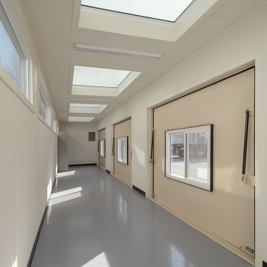 40’ Art Studio w/Flip up Doors - Royal Ace Storage